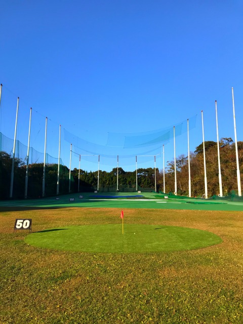 リニューアルしたフェアウェイとパター練習場です。